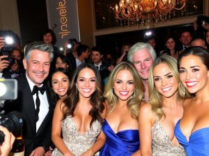 Cupluri neașteptate din lumea mondenă la eveniment.