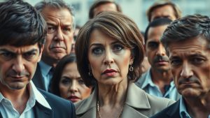 Vedete în momente controversate, expresii faciale intense.