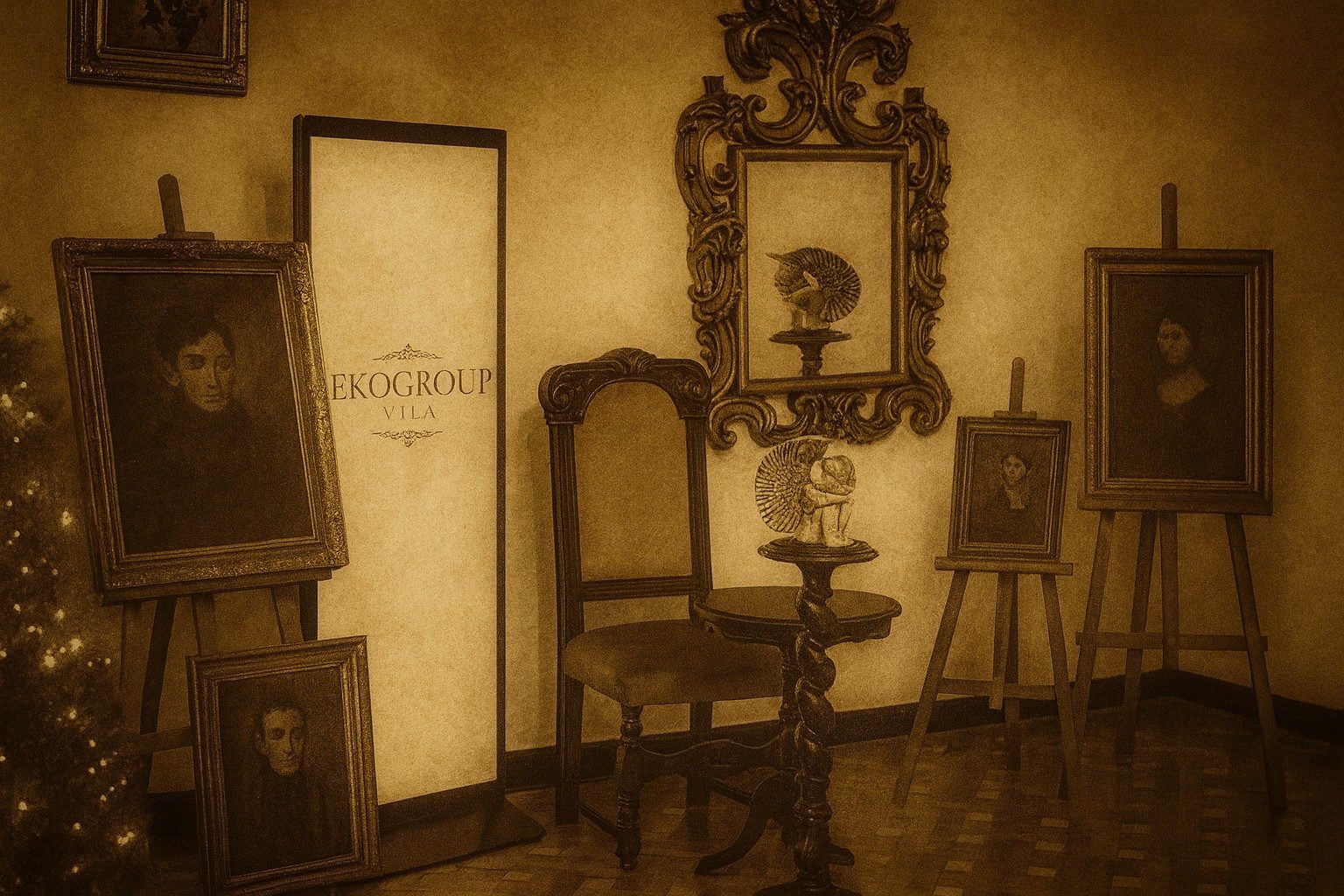 Urări de Crăciun inspirate din perioada interbelică, integrate în conceptul Crăciunul anilor ’30 găzduit de Eko Group Vila